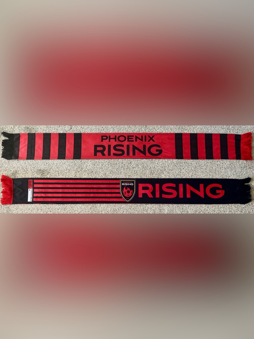 Phoenix Rising FC 2023 Season Member Soccer Scarf